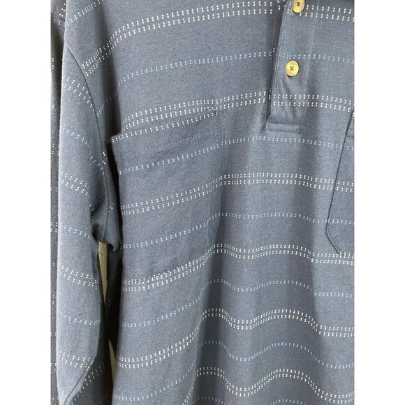 Haband Men's Size XL Polo Shirt w/ Banded Hem Waist Band Golf Pockets Buttons - Picture 4 of 10
